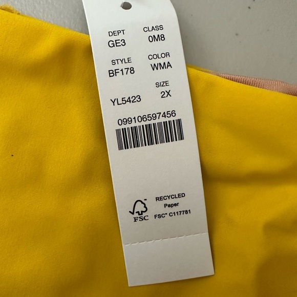J.Crew High-Rise Bikini Bottom Yellow Size 2X - Picture 2 of 6